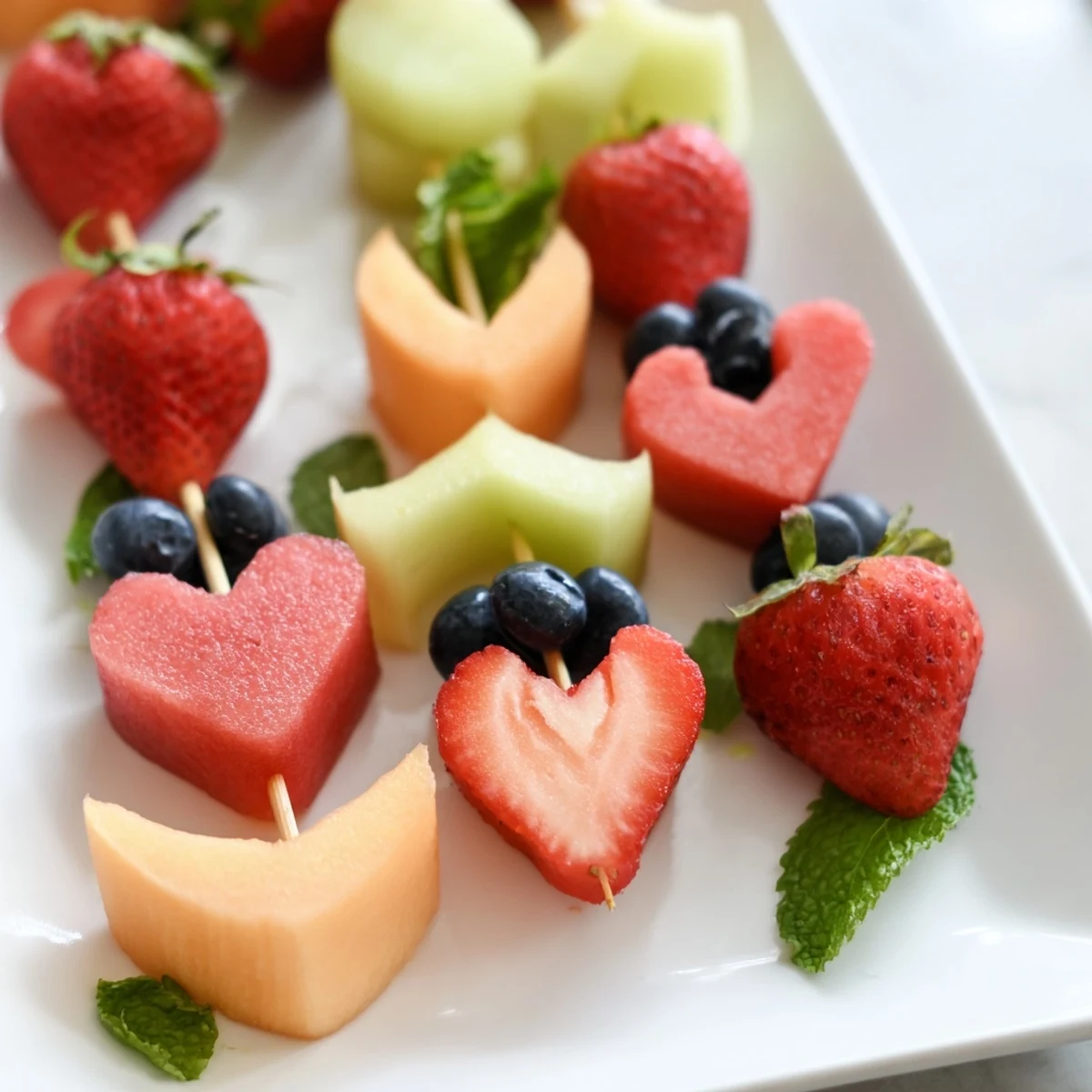 Here are the 3 unique, SEO-optimized ALT image texts for "Berry Good Heart Fruit Skewers":