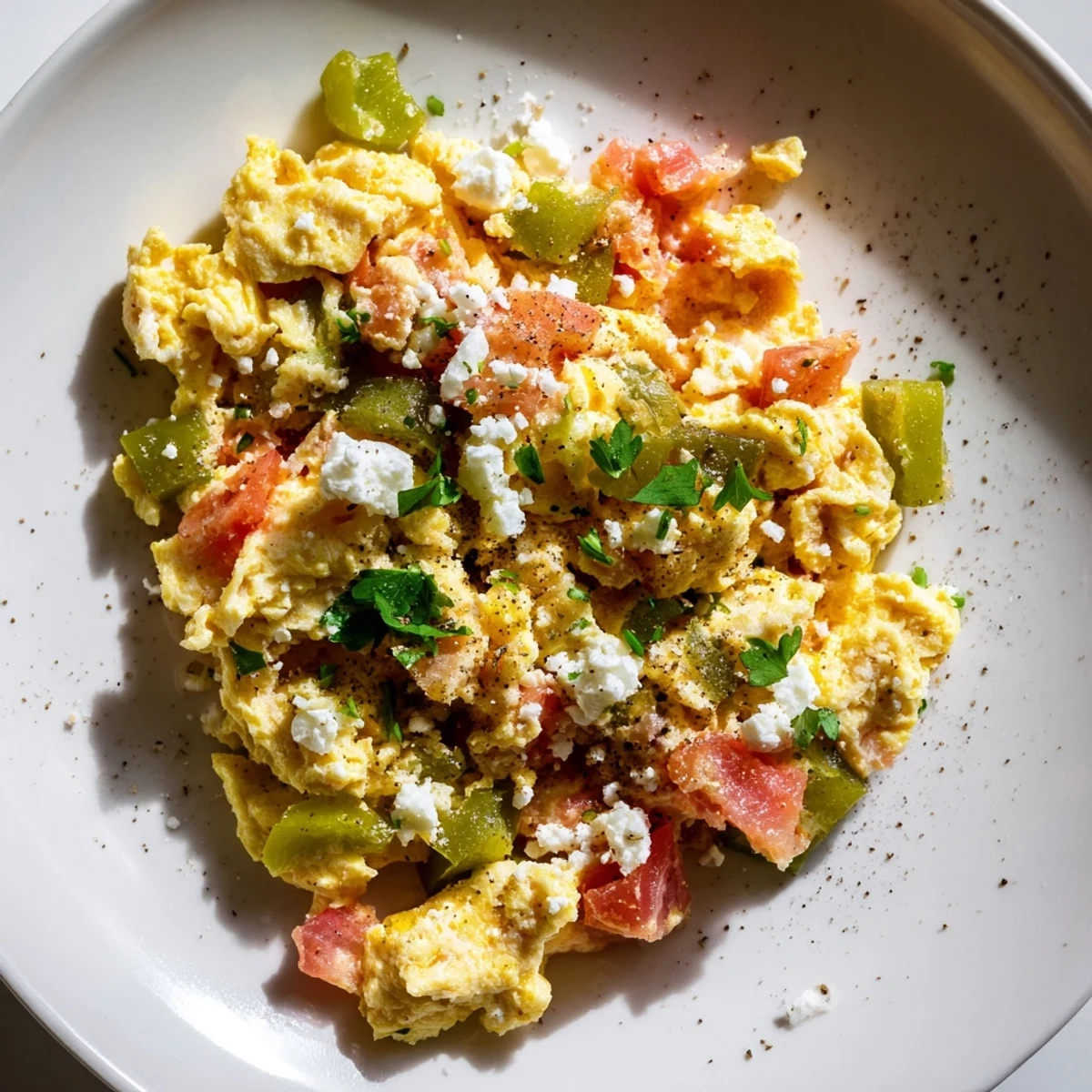 Here are the 3 ALT image texts for the Turkish Menemen Scramble recipe, tailored for U.S. food blogging usage: