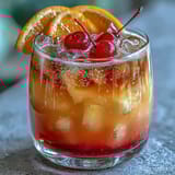 Ombre Sunrise Grenadine Mocktail