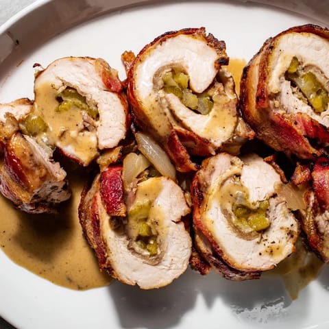 Schnelle Huhn Rouladen Rolls