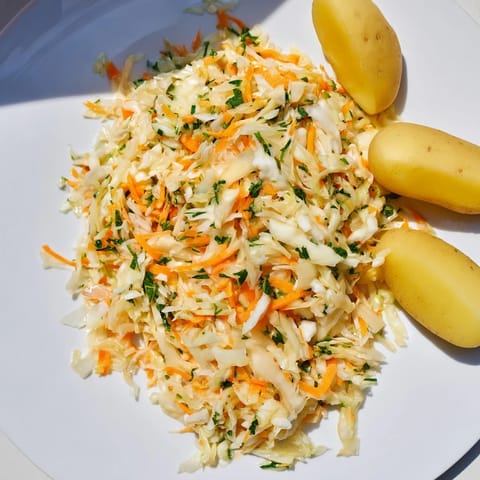 Krautsalat & Pellkartoffeln