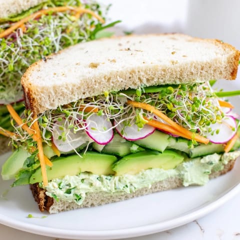 Grüner Gott Sandwich frisch