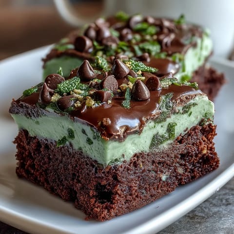 Mint Schoko Brownie Bites