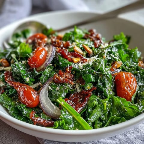 Löwenzahn Salat mit Parmesan