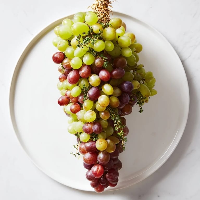Fresh Vineyard Grape Cluster Drop, an eye-catching arrangement perfect for wine-and-cheese get-togethers.