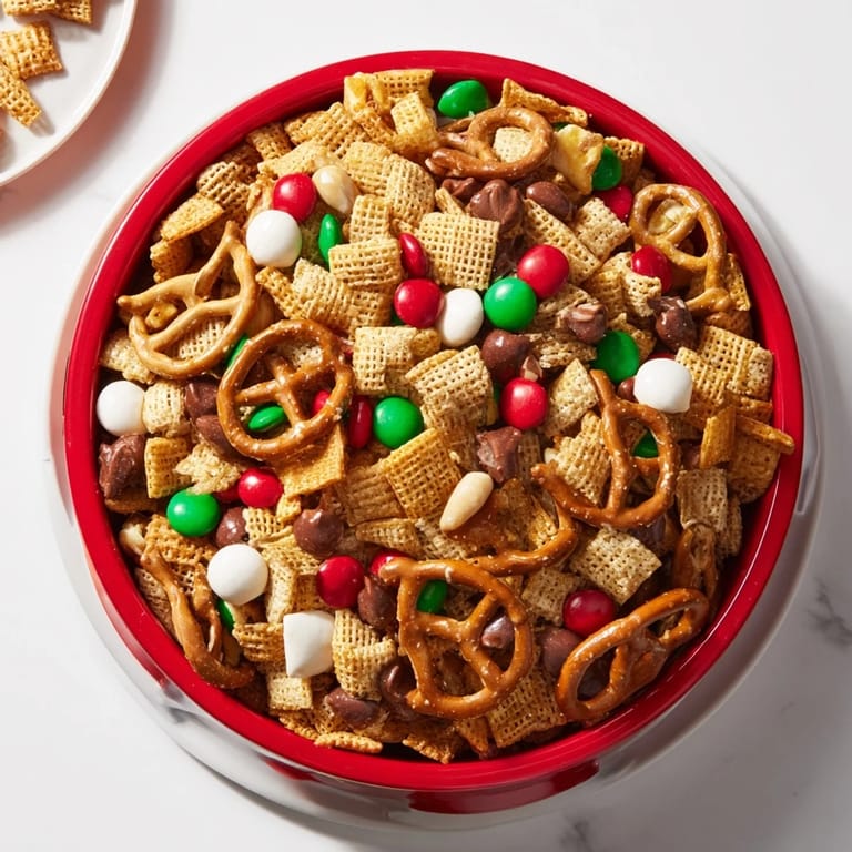 Sweet and savory Holiday Mix: a delicious mix of textures and seasonal flavors for the holidays.